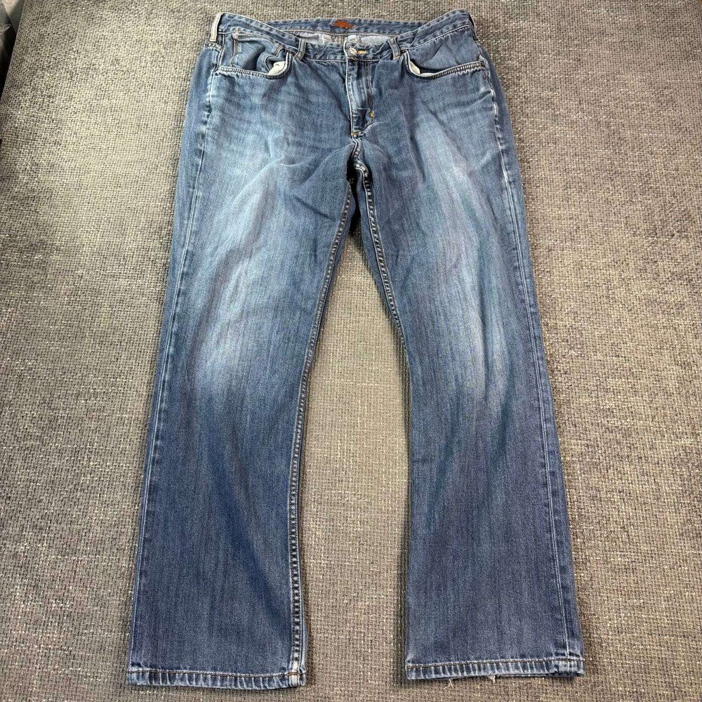 Tommy Bahama Authentic Straight Leg Jeans Mens 36x30 Blue Medium Wash Relaxed